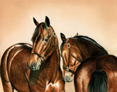 Mares and Foals, Equine Art - Wild and Dangerous
